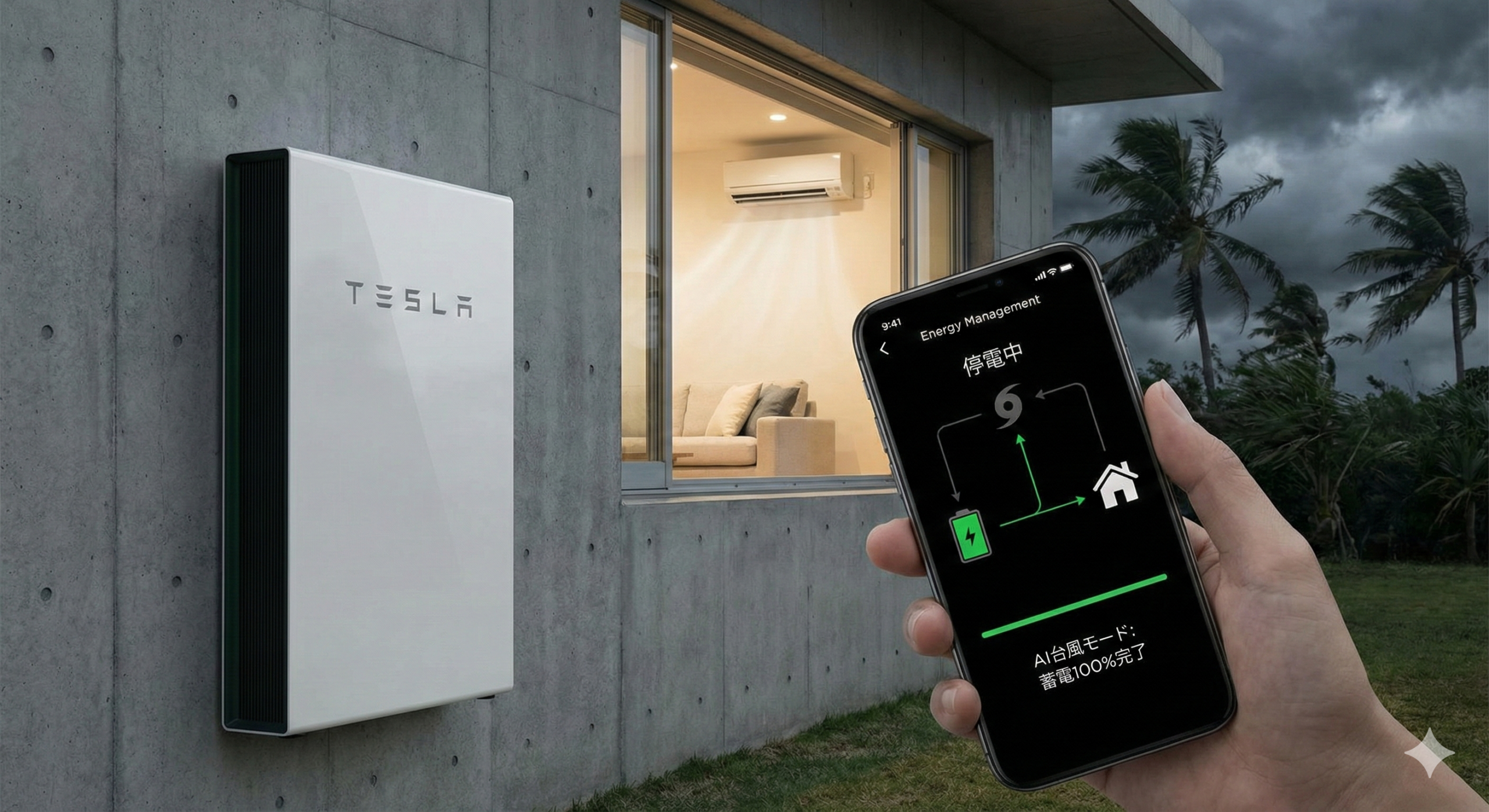 家庭用蓄電池と発電シミュレーション